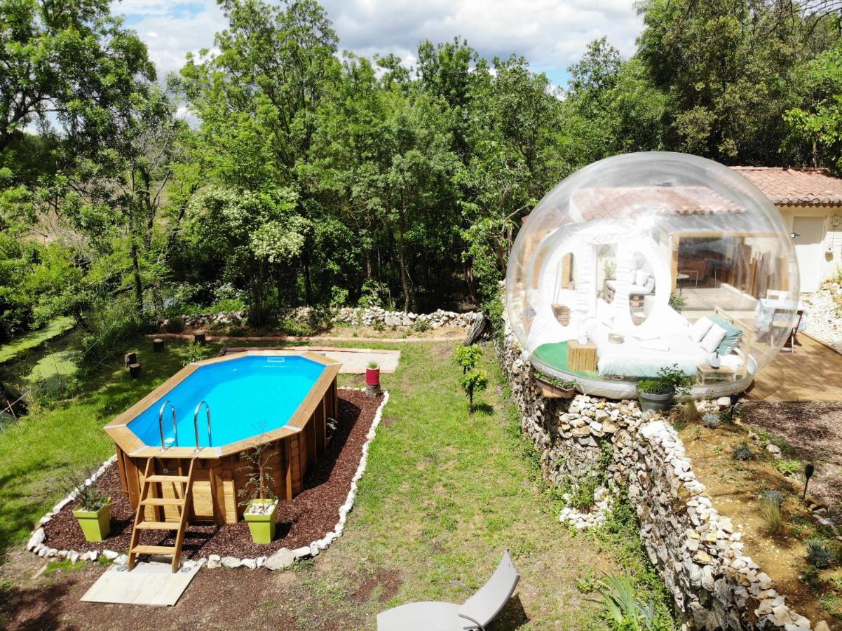 La Bulle Etoile Hotel Allegre Les Fumades Bagian luar foto