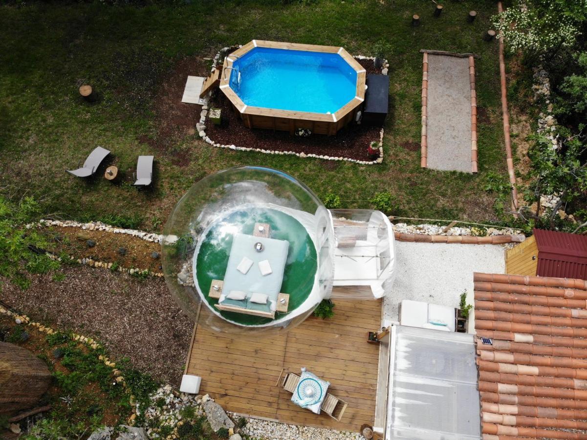 La Bulle Etoile Hotel Allegre Les Fumades Bagian luar foto